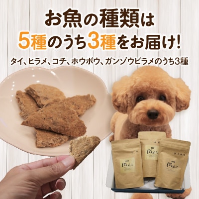 100%お魚で作ったペットフード「ぽわんこ」ハーフサイズ・K323