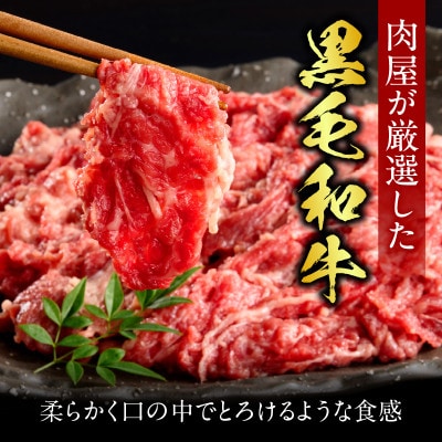 肉屋厳選黒毛和牛切り落とし下味タレ付き　1.2kg(200g×6P)・T132