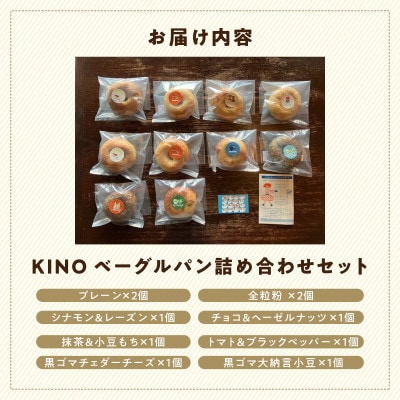 KINOベーグルパン詰め合わせセット・K255-13-1