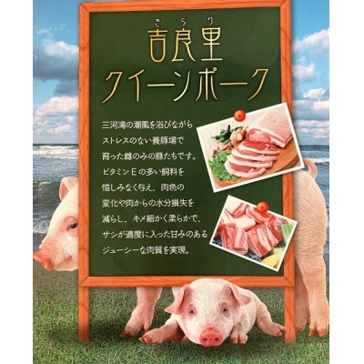 『吉良里クイーンポーク』ロースしゃぶしゃぶ用　550g×2パック・A051-15