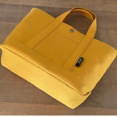 帆布トートバッグ(マスタード)・H143