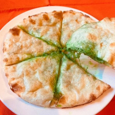 「西尾の抹茶」入りスパイシーチキンカレー&ナン・P006-15