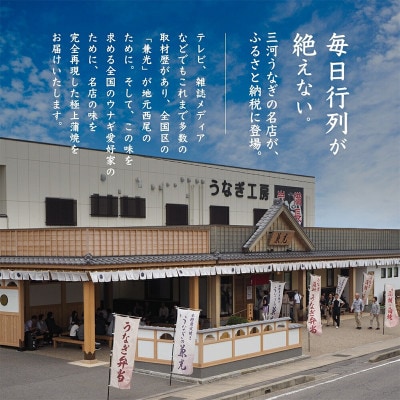 三河一色産鰻蒲焼無頭　超特々大サイズ2尾・U036-20
