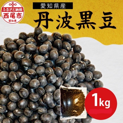 愛知県産<丹波黒豆>令和6年産　1kg・K240-9