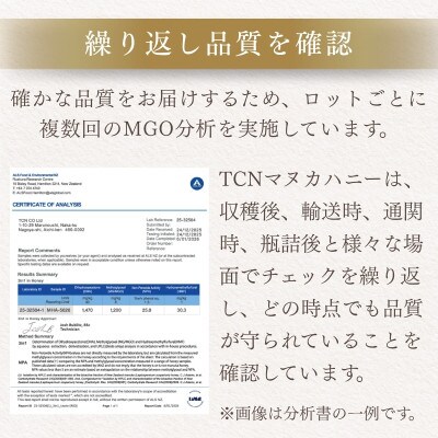 マヌカハニー MGO1050+ 500g ストロングマヌカハニー・T129