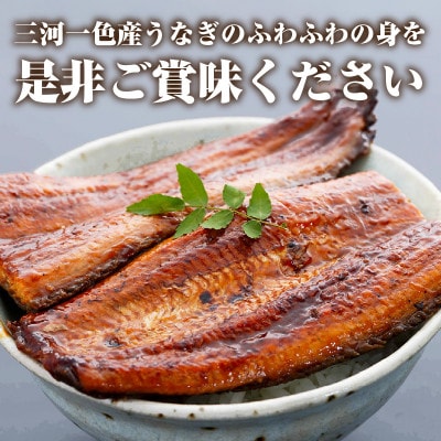 三河一色産うなぎ蒲焼 1尾(約160g)　・O065