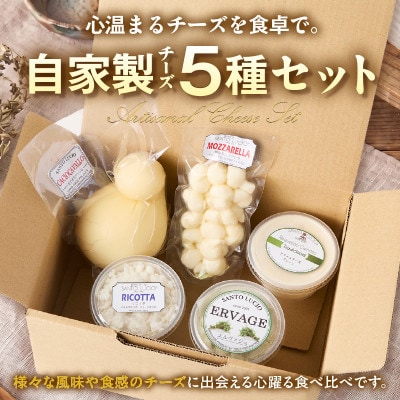 【国産】サントルチオの手づくりチーズ5種食べ比べセット・S104