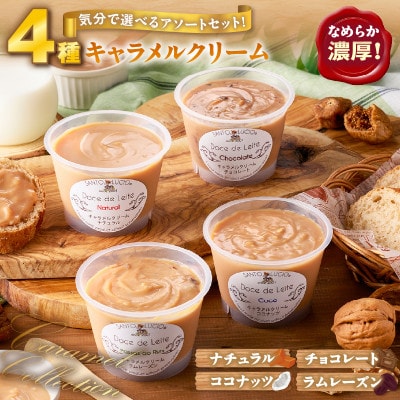 とろけるキャラメルクリーム4種アソートセット・S105