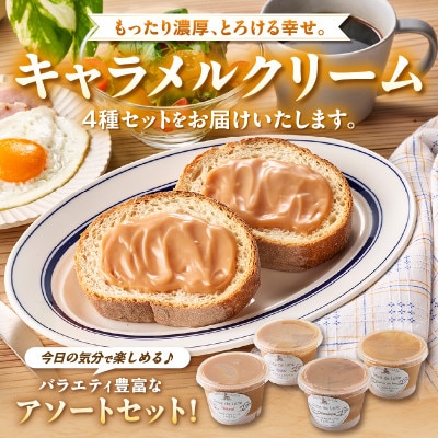 とろけるキャラメルクリーム4種アソートセット・S105