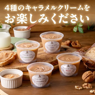 とろけるキャラメルクリーム4種アソートセット・S105