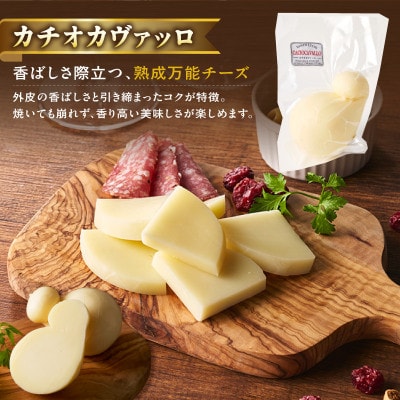 【国産】熟成カチョカヴァロ(カチョカバロ)440g　職人手づくりセミハードチーズ・S106