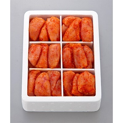 博多の味本舗(大任町)　辛子明太子切れ子2kg(6仕切り1kg×2)