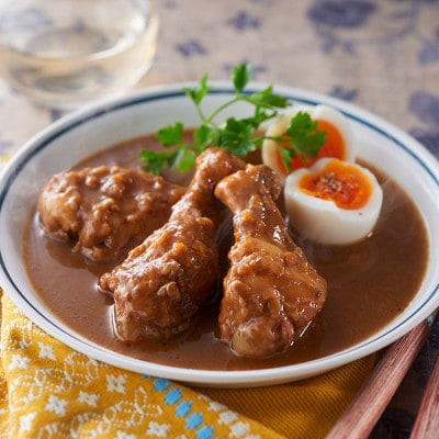 うまとろ!家族が喜ぶ、はかた一番どりの手羽煮2種類セット(合計4袋)(大任町)