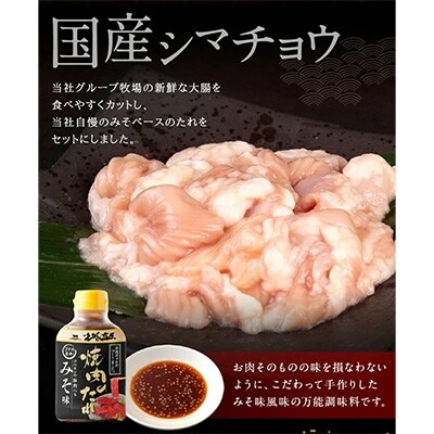 【720牧場グループ牛】国産 シマチョウ200g×8パック(たれ付)