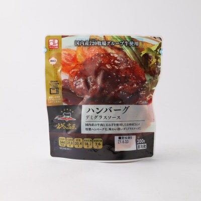 えびの高原 ハンバーグデミグラスソース5個セット 合計1kg