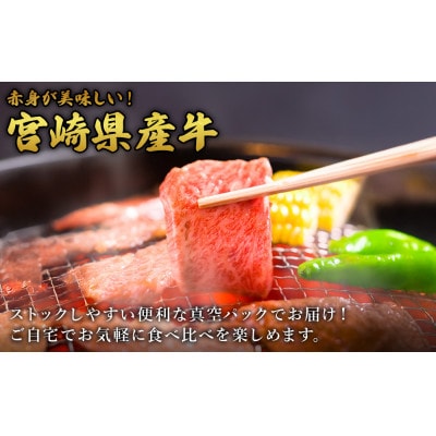 宮崎県産 黒牛 焼肉セット 肩ロース ミスジ 2点盛り 560g(280g×2パック)