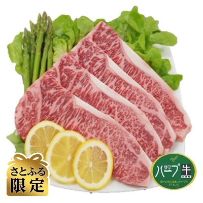 宮崎ハーブ牛交雑種　サーロインステーキ800g