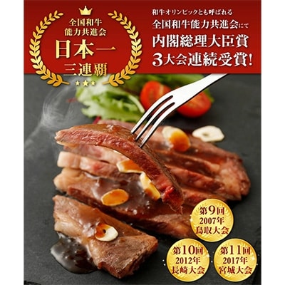 宮崎牛ロースステーキ 800g(200g×4枚)