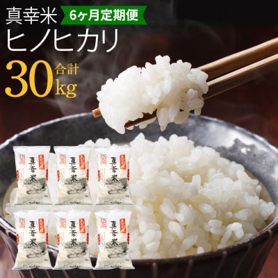 【毎月定期便】宮崎県えびの市産ヒノヒカリ(真幸米)5kg全6回