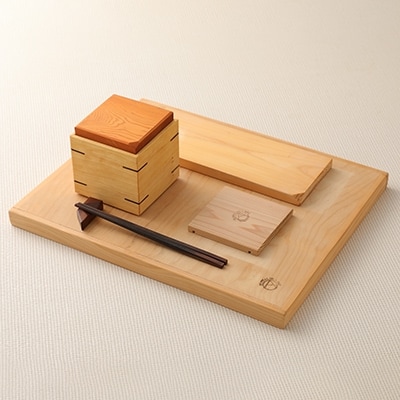 呼吸する木の器セット