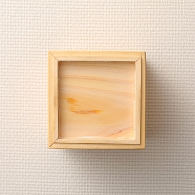 呼吸する木の器「ヒノキのお弁当箱(小)」