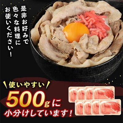 えびの産 こだわり豚切り落とし 4kg