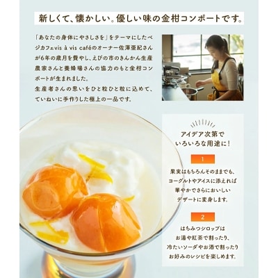 果実もシロップもおいしい　金柑コンポート