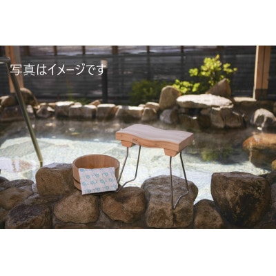 tonono バスチェアー(ヒノキ・耐水)
