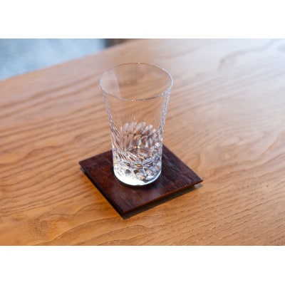 桐・コースター(はつり)　2枚セット