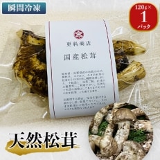 岐阜県中津川 瞬間冷凍天然松茸 120g