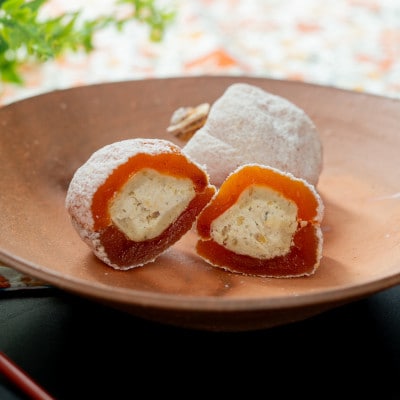 【新柿先行予約】柿の宴12個入　和菓子処一茶堂　メディア多数紹介