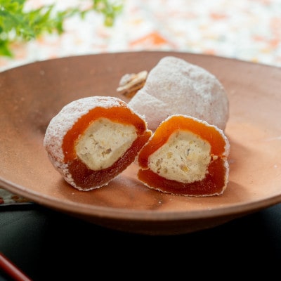 【新柿先行予約】柿の宴8個入　和菓子処一茶堂　メディア多数紹介