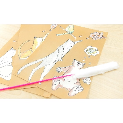 遊べる猫用爪とぎボックス「穴があったら入りたい」