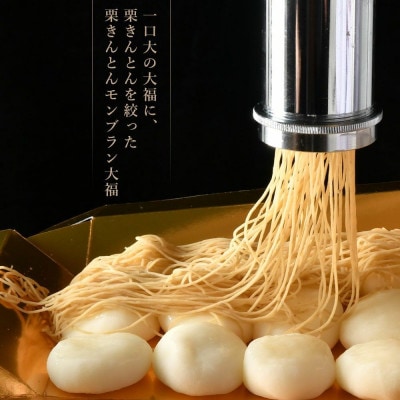 【TVで紹介!】【老舗 くり屋南陽軒】純栗きんとんモンブラン大福