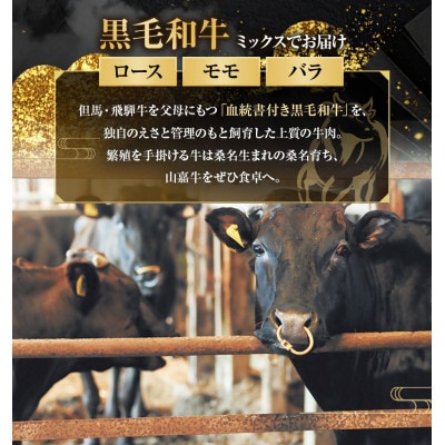 黒毛和牛 山嘉牛 すきやき用 約500g 冷凍　a#39