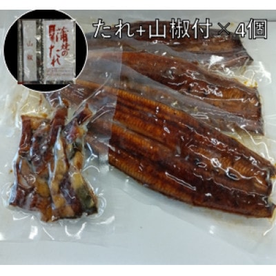 【国産うなぎ蒲焼】木曽三川うなぎ蒲焼160g×3枚+きざみ60g×1枚(たれ・さんしょ付)