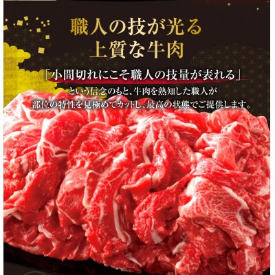 柿安本店 黒毛和牛 小間切れ 約600g 　a_98