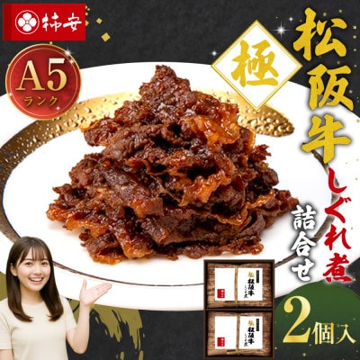 柿安本店　極(きわみ)松阪牛しぐれ煮詰合せEM29　aa14