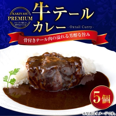柿安本店　プレミアム 牛テールカレーセット 330g×5パック 計1.65kg　098-0019