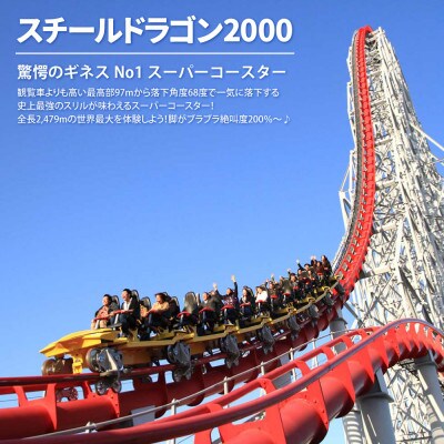 ナガシマスパーランド パスポート券 大人2名【有効期限有り】047-1352x1