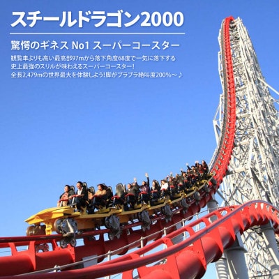 ナガシマスパーランド パスポート券 大人1名【有効期限有り】047-0131x2