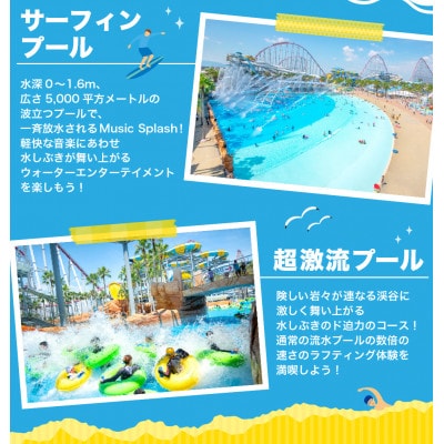 ナガシマスパーランド入場券およびジャンボ海水プール券 大人2名【有効期限有り】047-1422