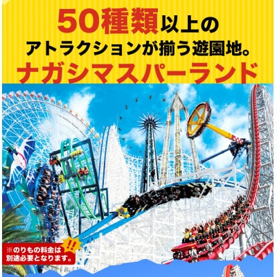 ナガシマスパーランド入場券およびジャンボ海水プール券 大人2名【有効期限有り】047-1422