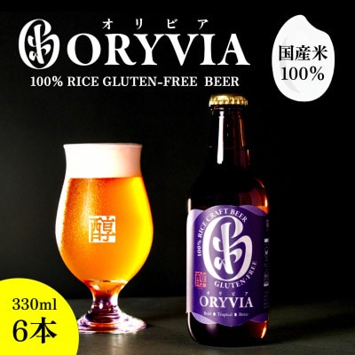 国産米100%クラフトビール【ORYVIA(オリビア)】 醇ーJUNー　6本セット 134-1505