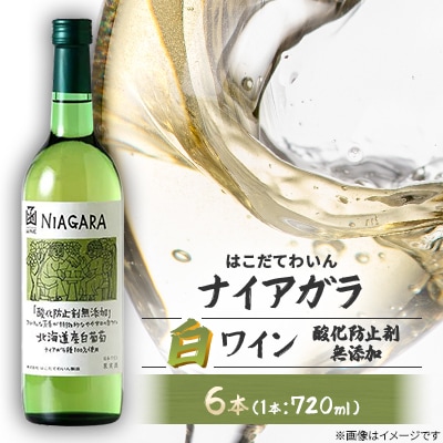酸化防止剤無添加　ナイアガラ　720ml　6本