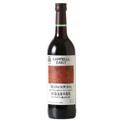 酸化防止剤無添加ワイン　飲み比べセット　12本(キャンベルアーリー6本・ナイアガラ6本)