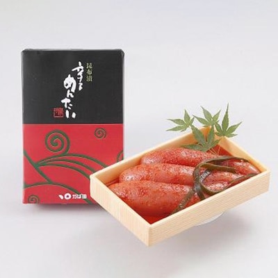 【かば田×もつ鍋一藤】一藤もつ鍋醤油味(2～3人前)とかば田の昆布漬辛子明太子　KB17-S15