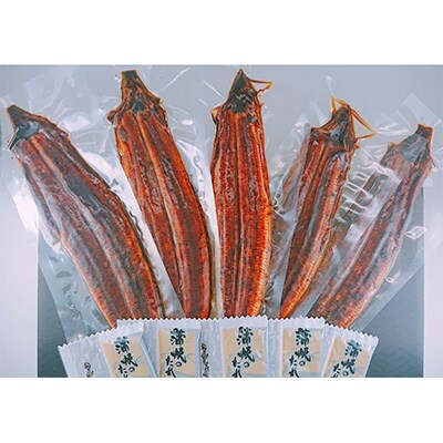 九州産うなぎ蒲焼特大5尾(1尾あたり200～235g) FY15-S34