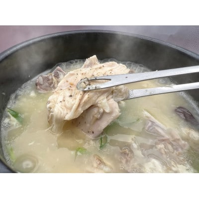 お家で本格韓国料理!参鶏湯(サムゲタン)とキンパのセット(北九州市)