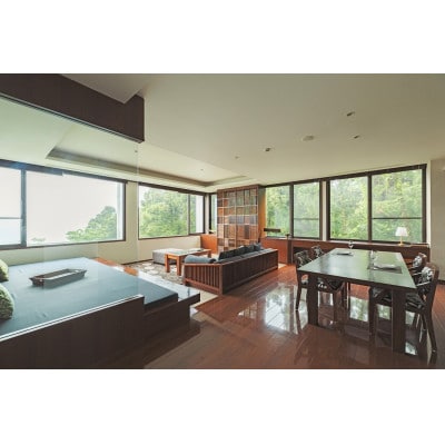 サンカラスイート(オーシャンビュー126平米・半露天風呂付)　1泊2名様/夕朝食付　ご宿泊券